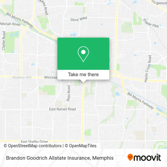 Brandon Goodrich Allstate Insurance map