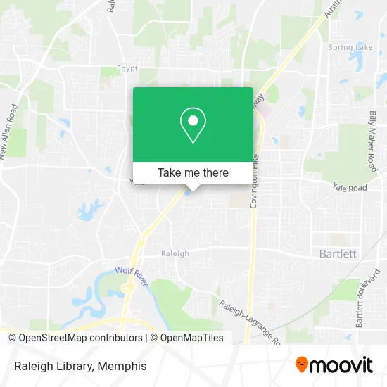 Raleigh Library map