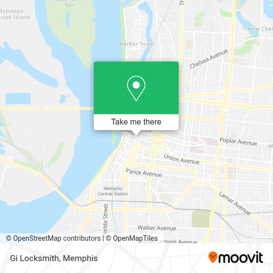 Gi Locksmith map