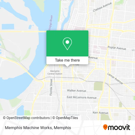Memphis Machine Works map