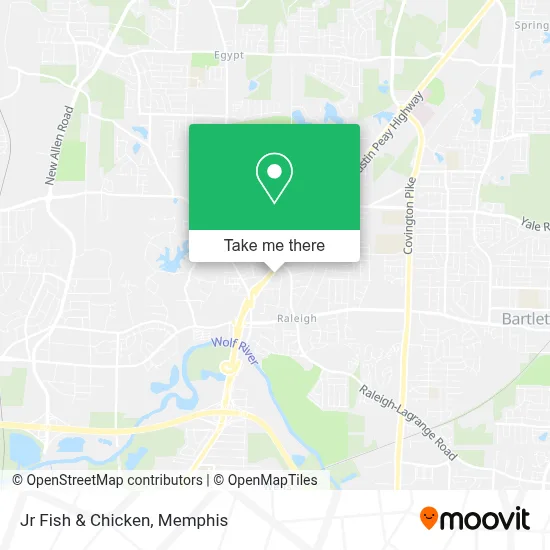 Jr Fish & Chicken map