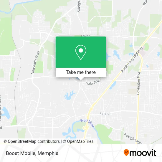Boost Mobile map
