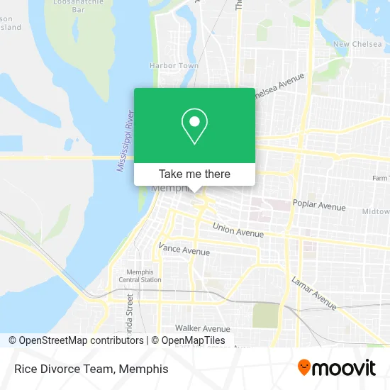 Rice Divorce Team map