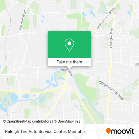 Raleigh Tire Auto Service Center map