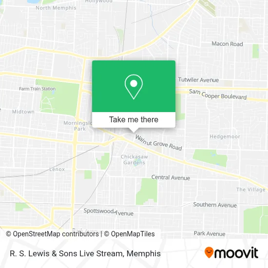 R. S. Lewis & Sons Live Stream map