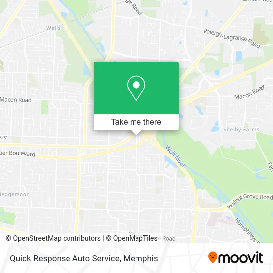 Quick Response Auto Service map