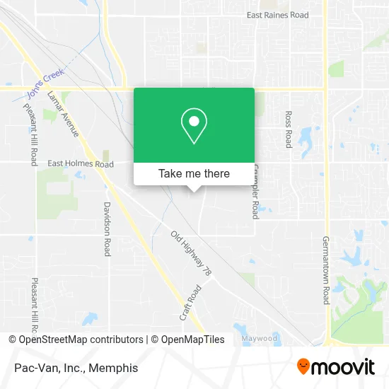Pac-Van, Inc. map