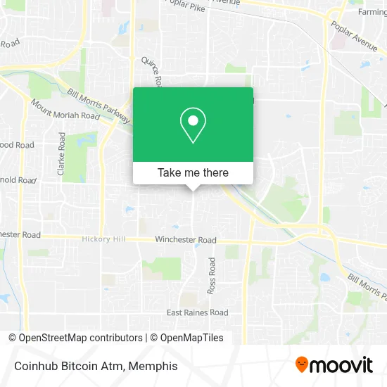 Coinhub Bitcoin Atm map