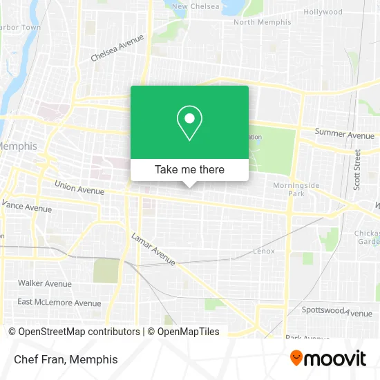 Chef Fran map