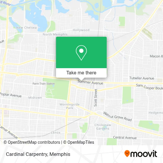 Cardinal Carpentry map