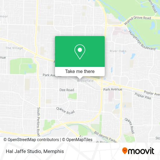 Hal Jaffe Studio map