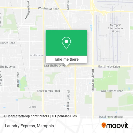 Laundry Express map