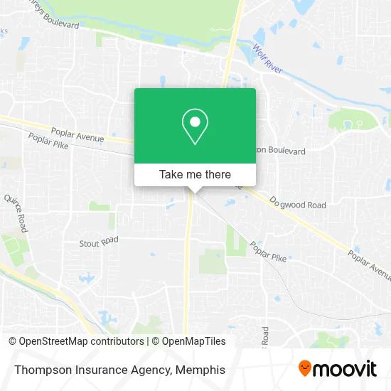 Thompson Insurance Agency map