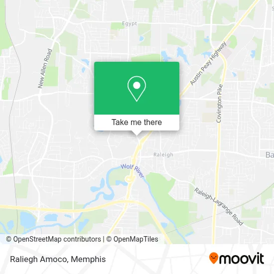 Raliegh Amoco map