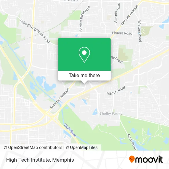High-Tech Institute map