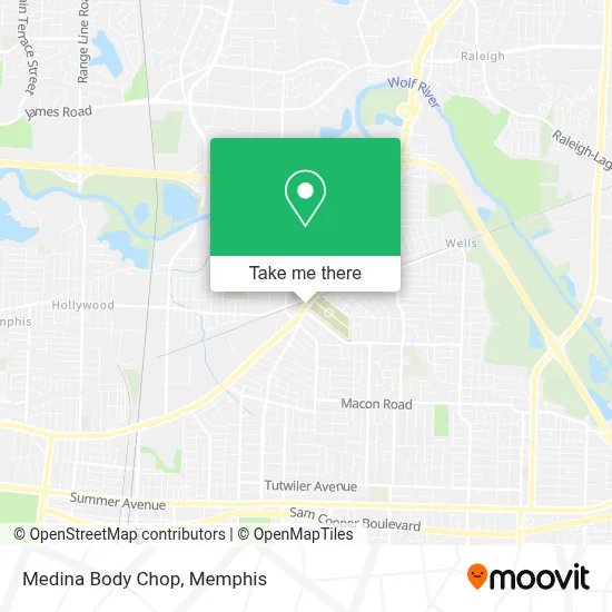 Medina Body Chop map