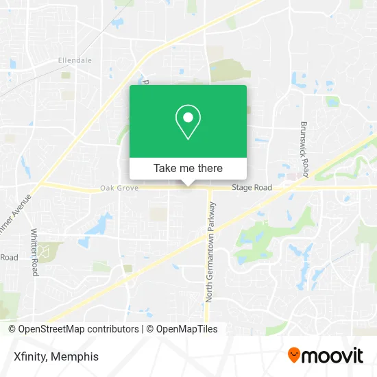 Xfinity map