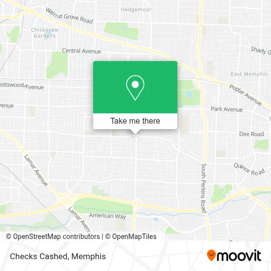Checks Cashed map