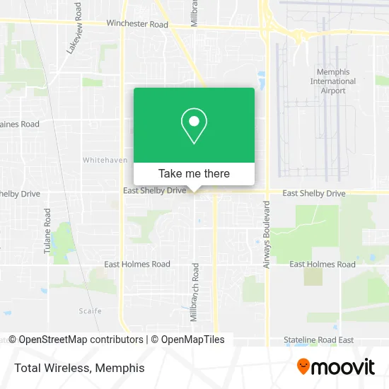 Total Wireless map