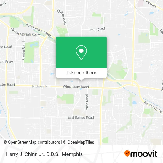 Harry J. Chinn Jr., D.D.S. map