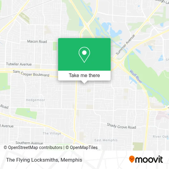 The Flying Locksmiths map