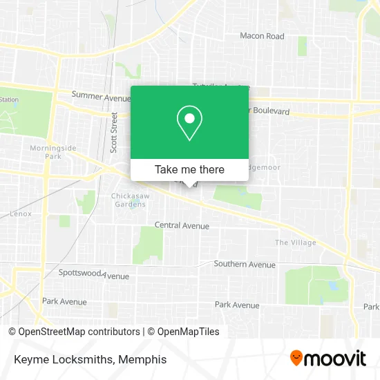 Keyme Locksmiths map