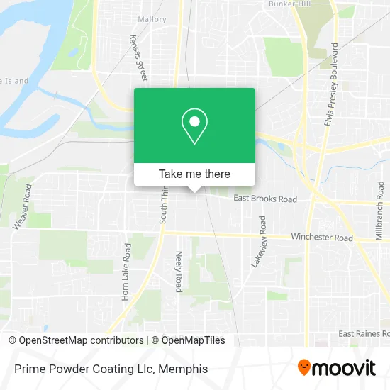 Prime Powder Coating Llc map