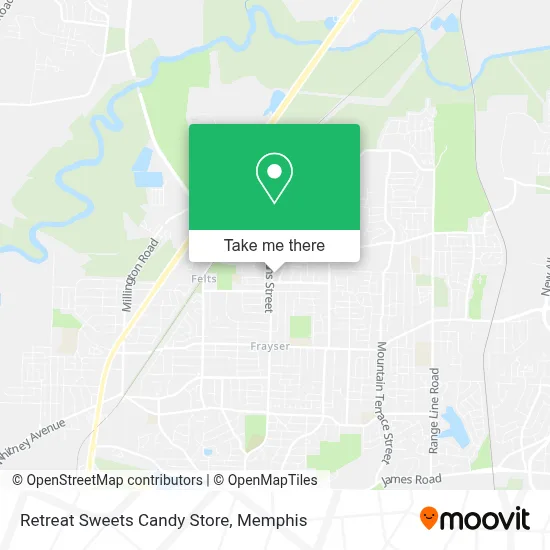 Retreat Sweets Candy Store map