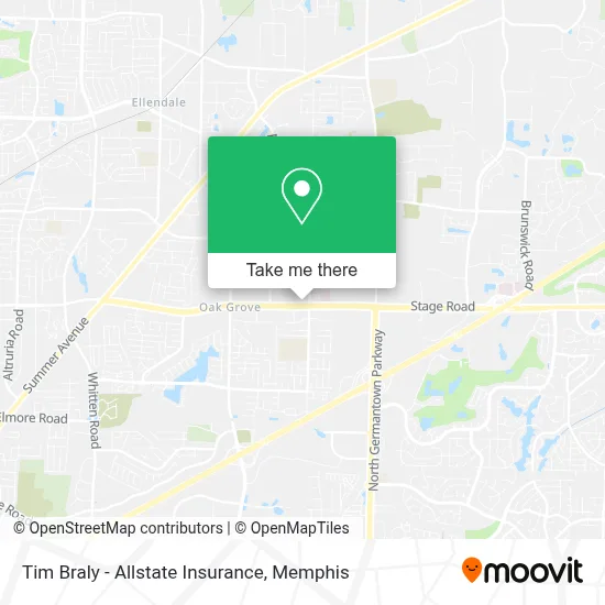 Tim Braly - Allstate Insurance map