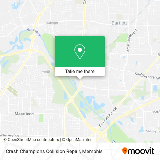 Crash Champions Collision Repair map