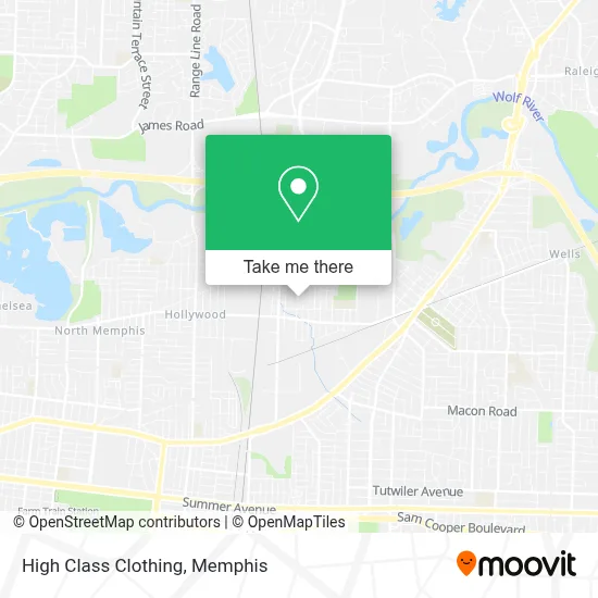 High Class Clothing map