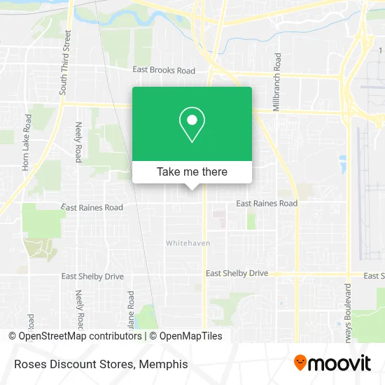 Roses Discount Stores map