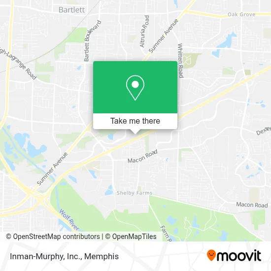 Inman-Murphy, Inc. map