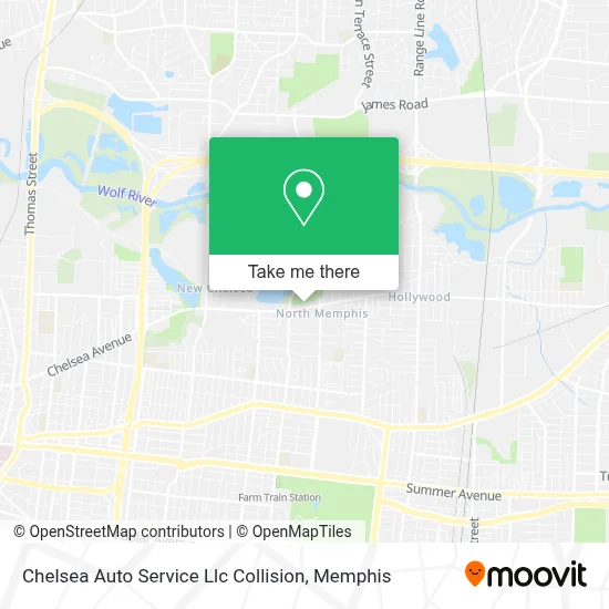 Chelsea Auto Service Llc Collision map
