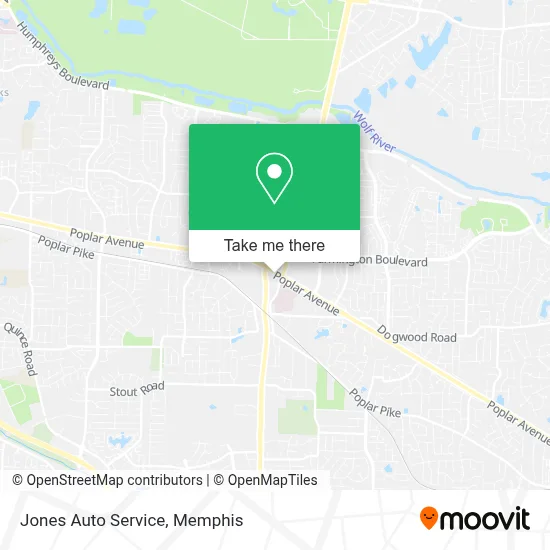 Jones Auto Service map