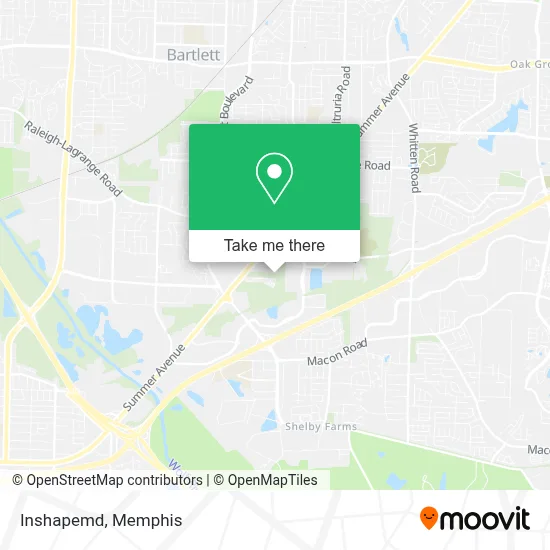 Inshapemd map