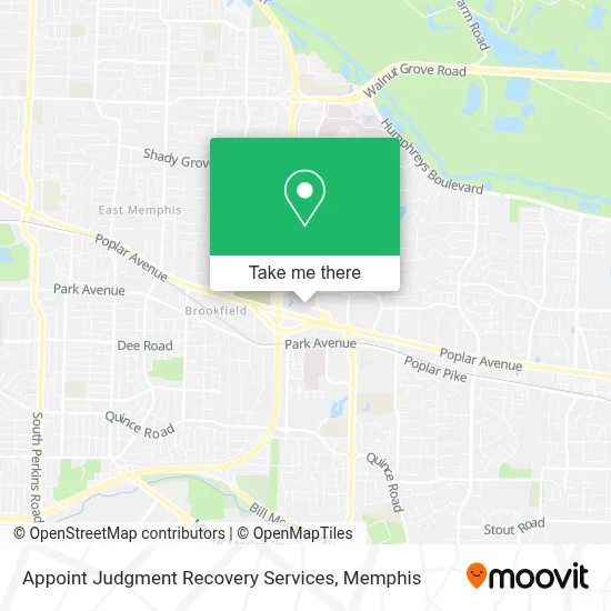 Appoint Judgment Recovery Services map