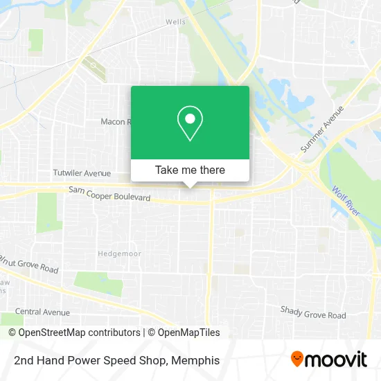 2nd Hand Power Speed Shop map