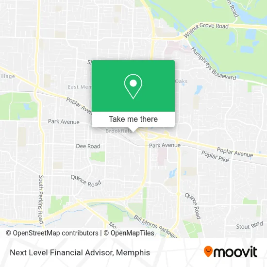 Next Level Financial Advisor map