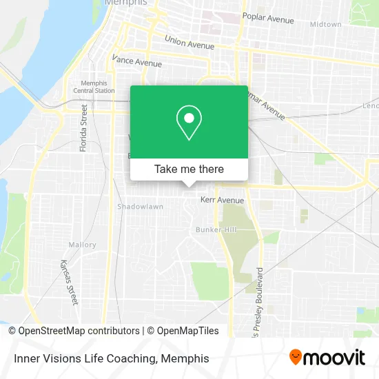 Inner Visions Life Coaching map