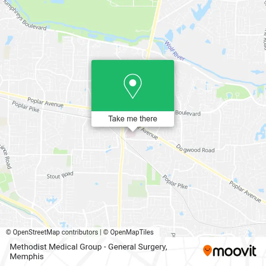 Methodist Medical Group - General Surgery map