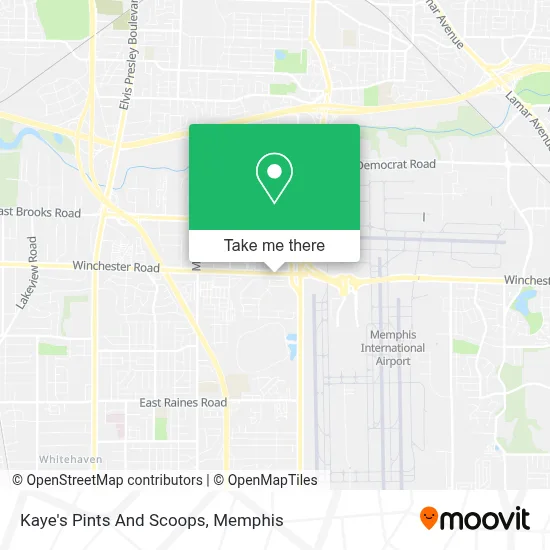 Kaye's Pints And Scoops map