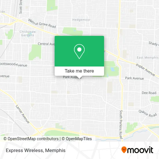 Express Wireless map