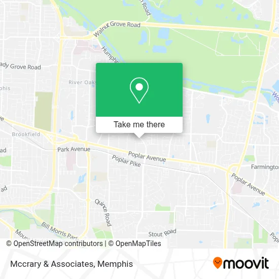 Mccrary & Associates map