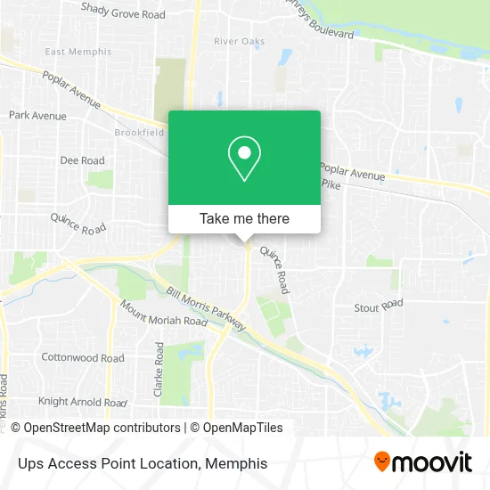 Ups Access Point Location map