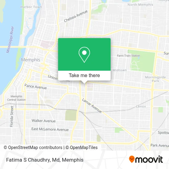 Fatima S Chaudhry, Md map