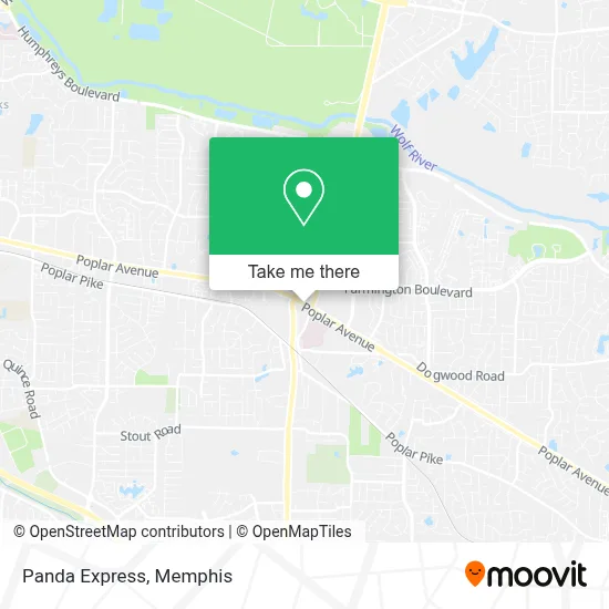 Panda Express map