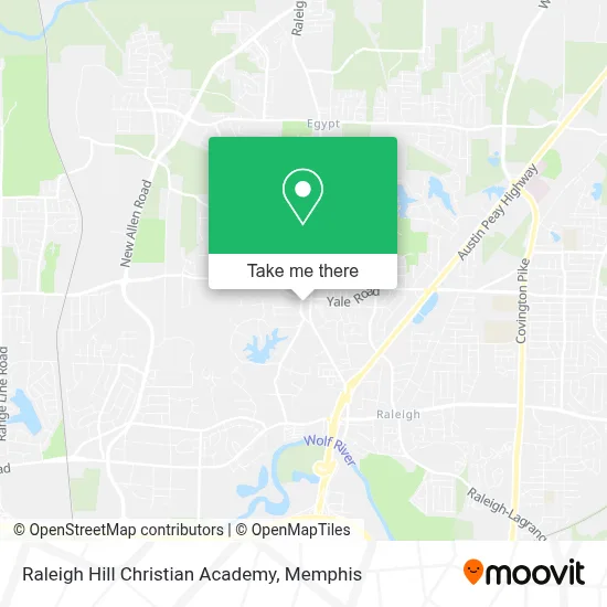 Raleigh Hill Christian Academy map