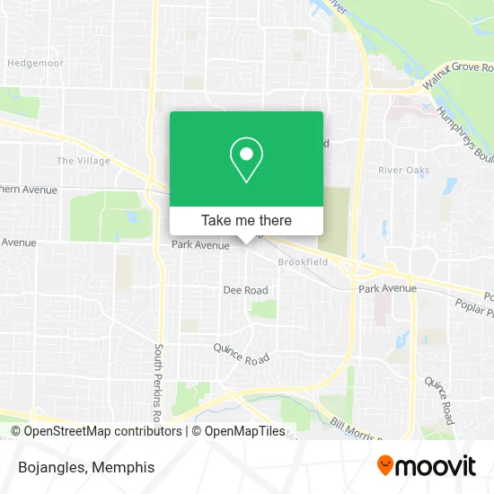 Bojangles map