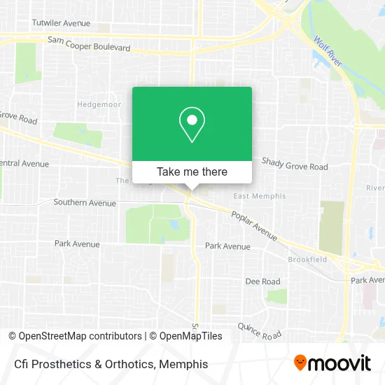 Cfi Prosthetics & Orthotics map